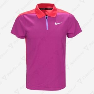 Nike Court Slam Ultimate Men's Dri-FIT ADV Tennis Polo Hot Fuchsia/Aster Pink L